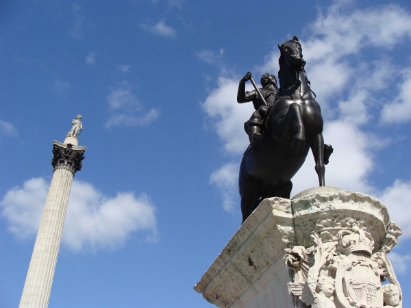 Creation of Angel hit on Traflgar square: Step 1